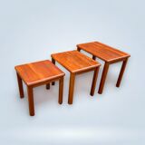 Mid-century teak nesting tables by Salling Stolefabrik, Denmark, 1960s