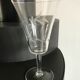 Set of 7 glasses of wine / crystal water 60s