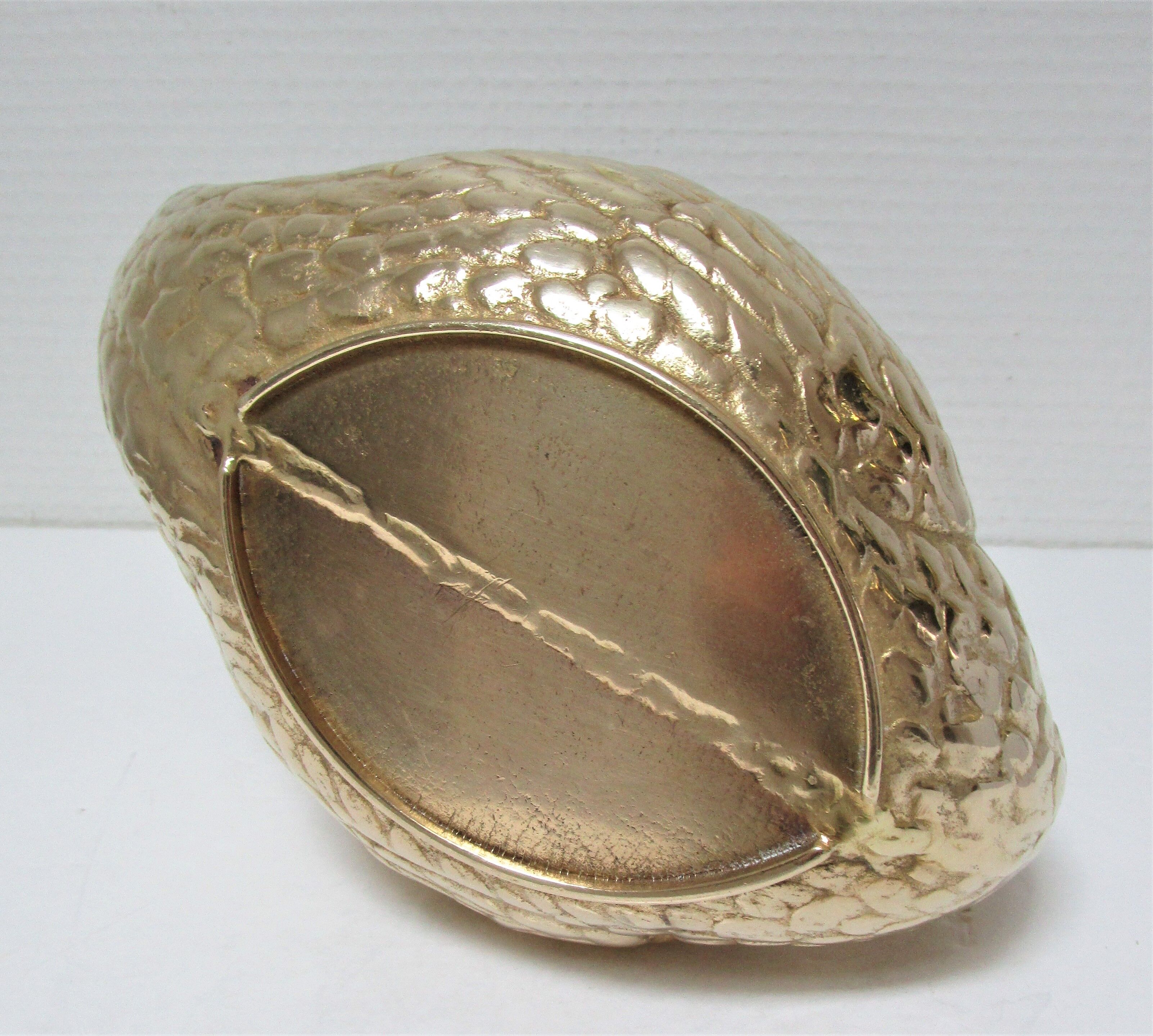 cache brass pot zoomorphic vintage swan