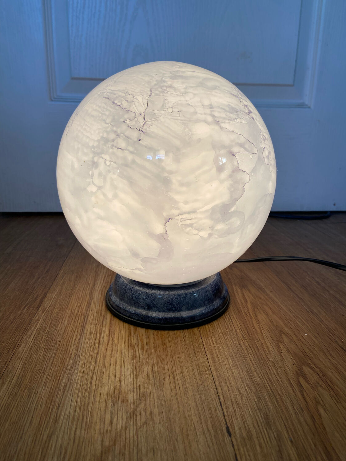 Vintage glass ball lamp