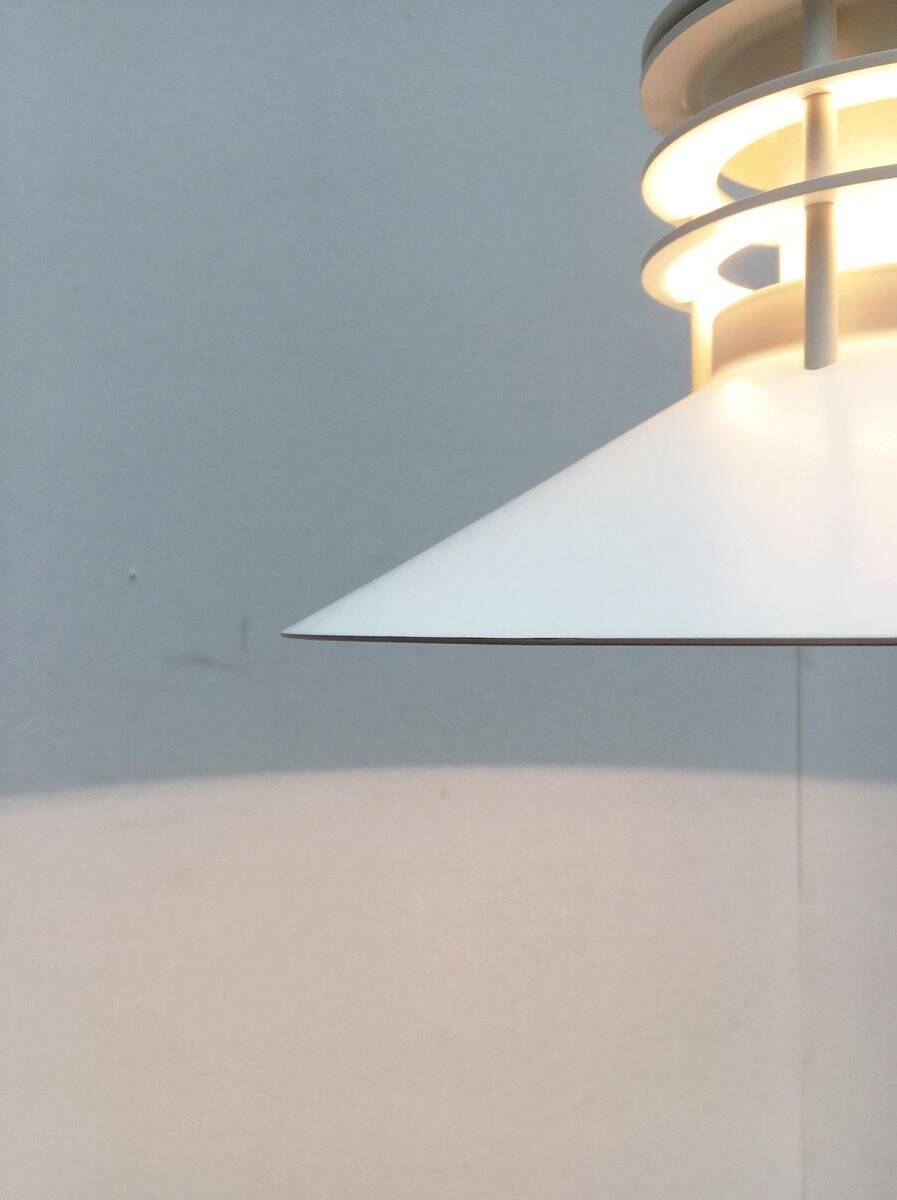 Danish mid-century Nyhavn suspension by Alfred Homann and Ole v. Kjær for Louis Poulsen.