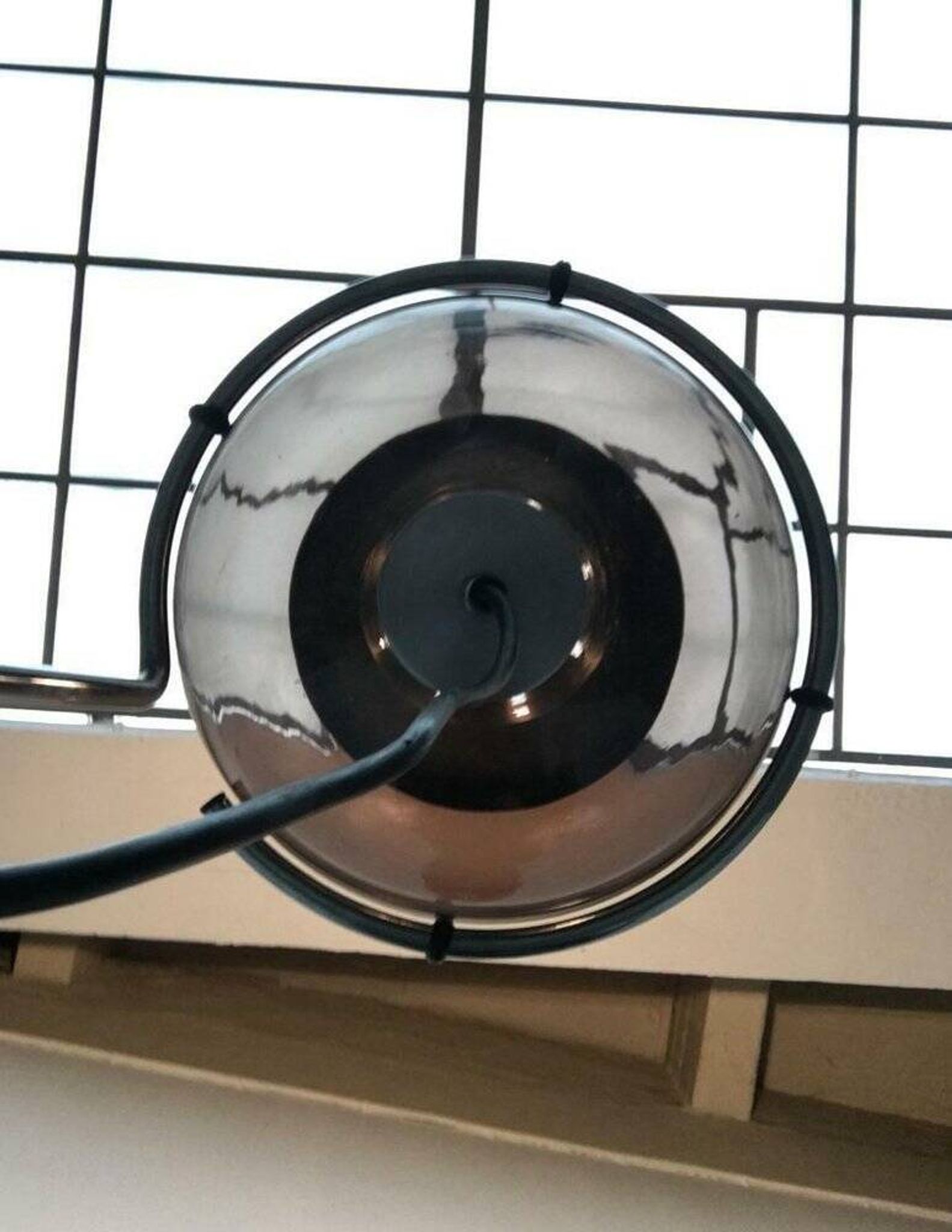 Lampe sur pied boule de l'espace moyen siècle néerlandais de Gepo, années 1960