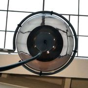 Lampe sur pied boule de l'espace moyen siècle néerlandais de Gepo, années 1960