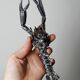 Crayfish/lobster handle, silver-plated metal, 1950s-1970s