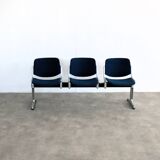 Vintage bench | waiting room bench | 1970s | Castelli