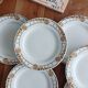 Set of 6 Ceranord dinner plates