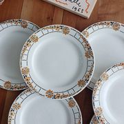 Set of 6 Ceranord dinner plates