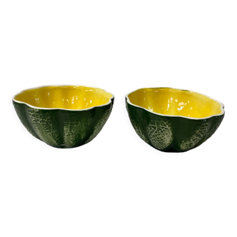 Set of 2 slip bowls
