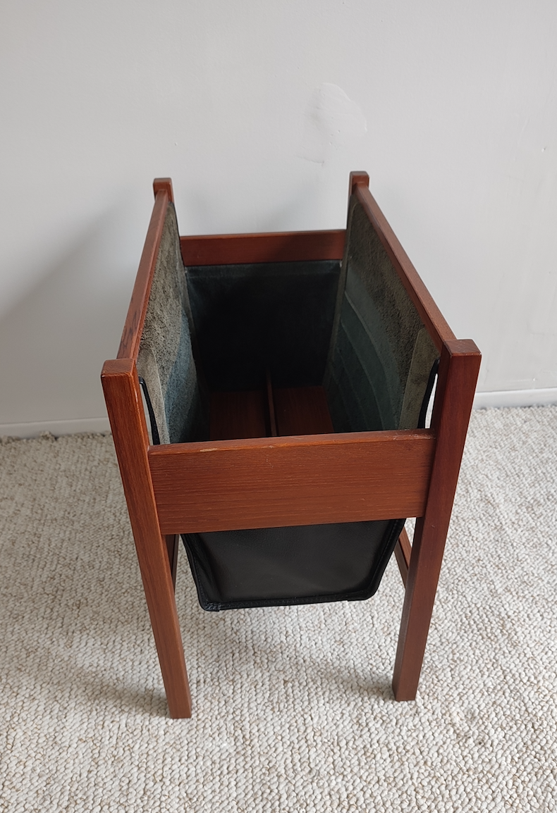 Danish magazine holder 60s