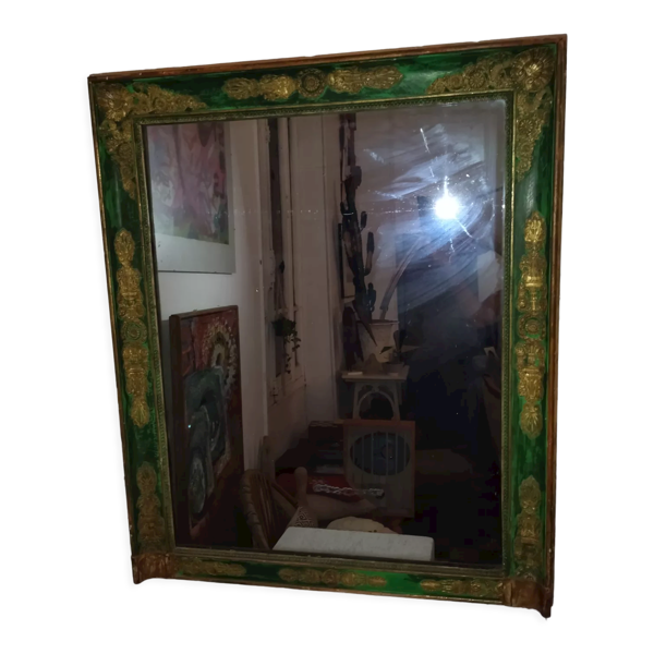 Miroir trumeau de cheminée style empire 99/82 XIXe