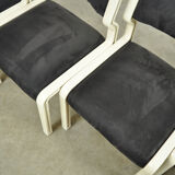 Set of 4 experimental dining chairs by Pierre Mennen for Pastoe, 1972 Netherlands