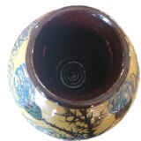 Art Deco vase Émile Simonod glazed terracotta