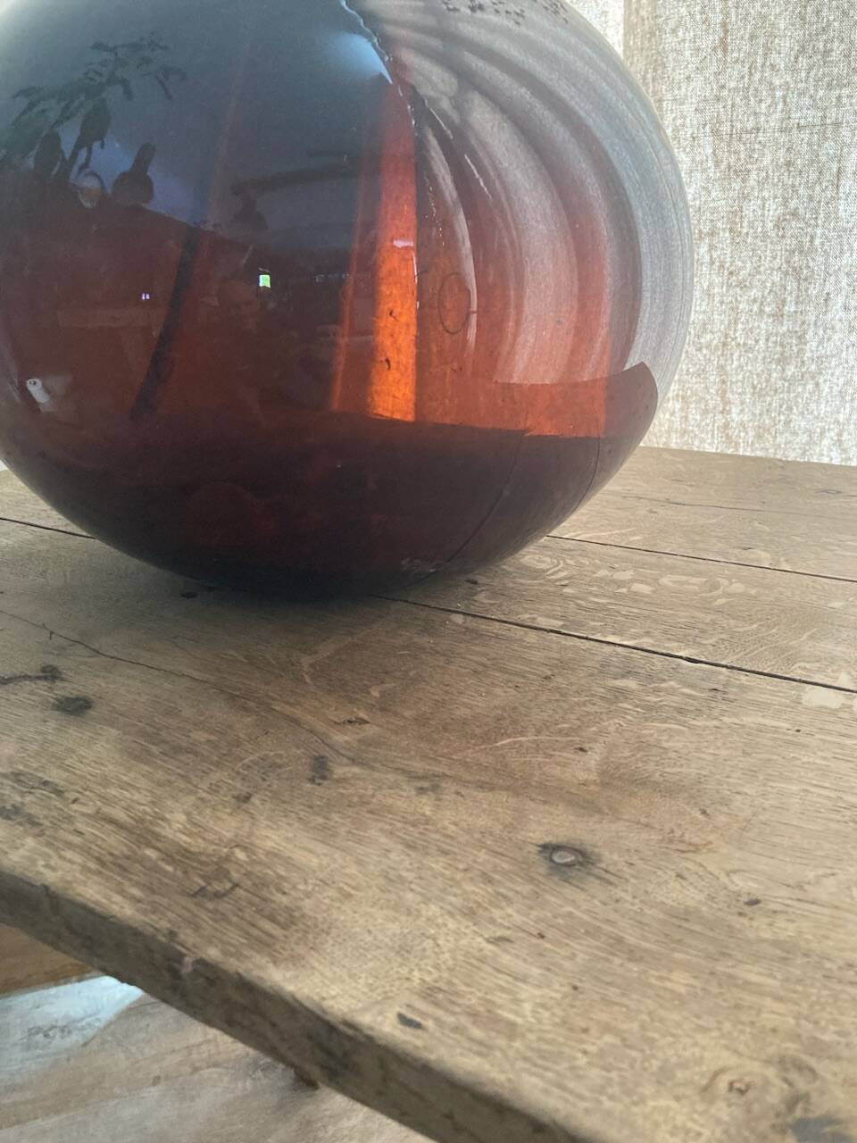 Antique solid wood table