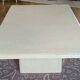 Travertine coffee table