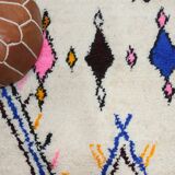 Handmade wool Berber rug 310 X 207 CM