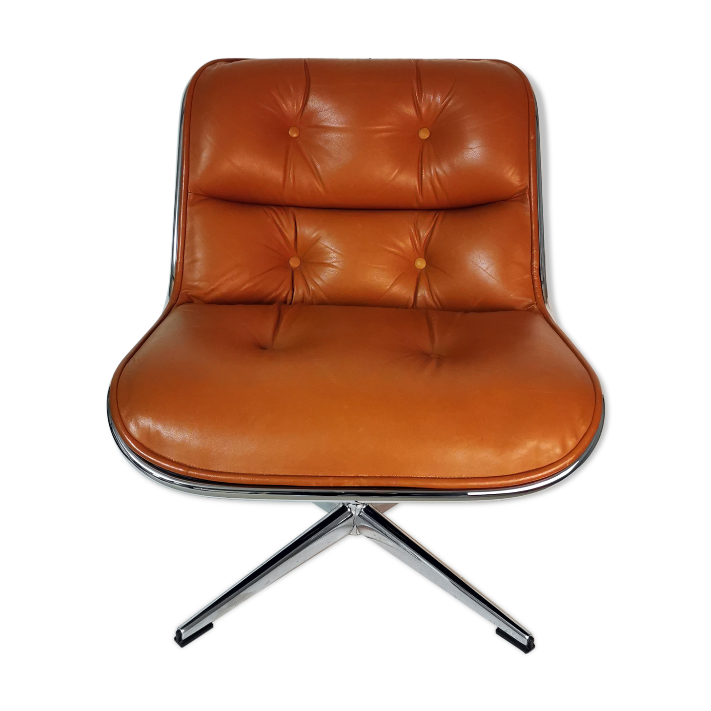 Charles Pollock's swivel armchair for Knoll, 1970