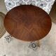 Neyla coffee table in wood and marquetry