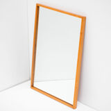 Scandinavian rectangular teak mirror, 1960