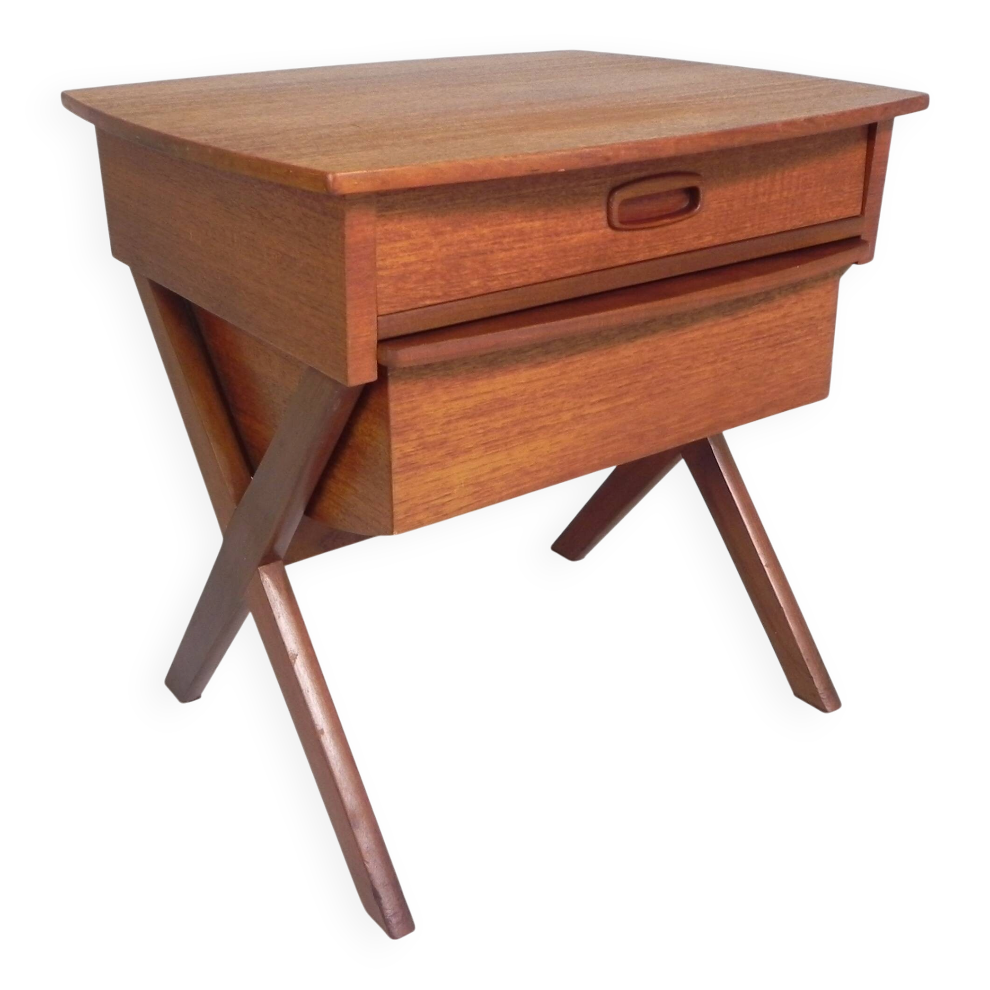 Small chest of drawers, sewing table with 2 drawers O.M.F. 1960s