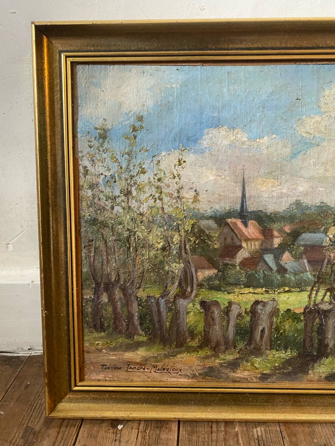 Tableau campagne ancien