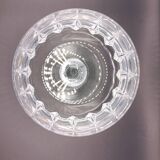5 small antique crystal cups