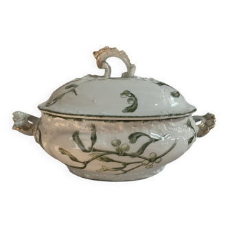 Porcelain vegetable dish Pillivuyt model Gui antique