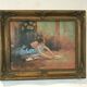 " La Danseuse étoile " Huile sur panneau de bois XX siècle