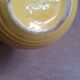 Vase boule en porcelaine jaune curry Poët Laval- LPR22055