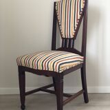 Set of 4 Art Deco Amsterdam School ‘t Woonhuys Dining Chairs The Netherland