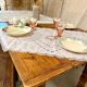 English farmhouse table in solid pine from the late 19th century, L187cm.