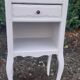 Paires de chevets 1 tiroir 1 niche blanc