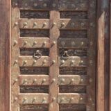 Porte Indienne Ancienne Vieux Teck