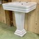 Art deco period washbasin Jacob Delafon 1930 - L=67cm, D=50.5cm, H=80cm.