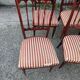 Set table ovale et 6 chaises vintage occasion