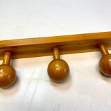 Portemanteaux wall patère Pin massif style chalet mountain vintage 80s