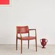 Armchair model 65 in oak and leather by Niels O. Møller, Denmark, 1960s.