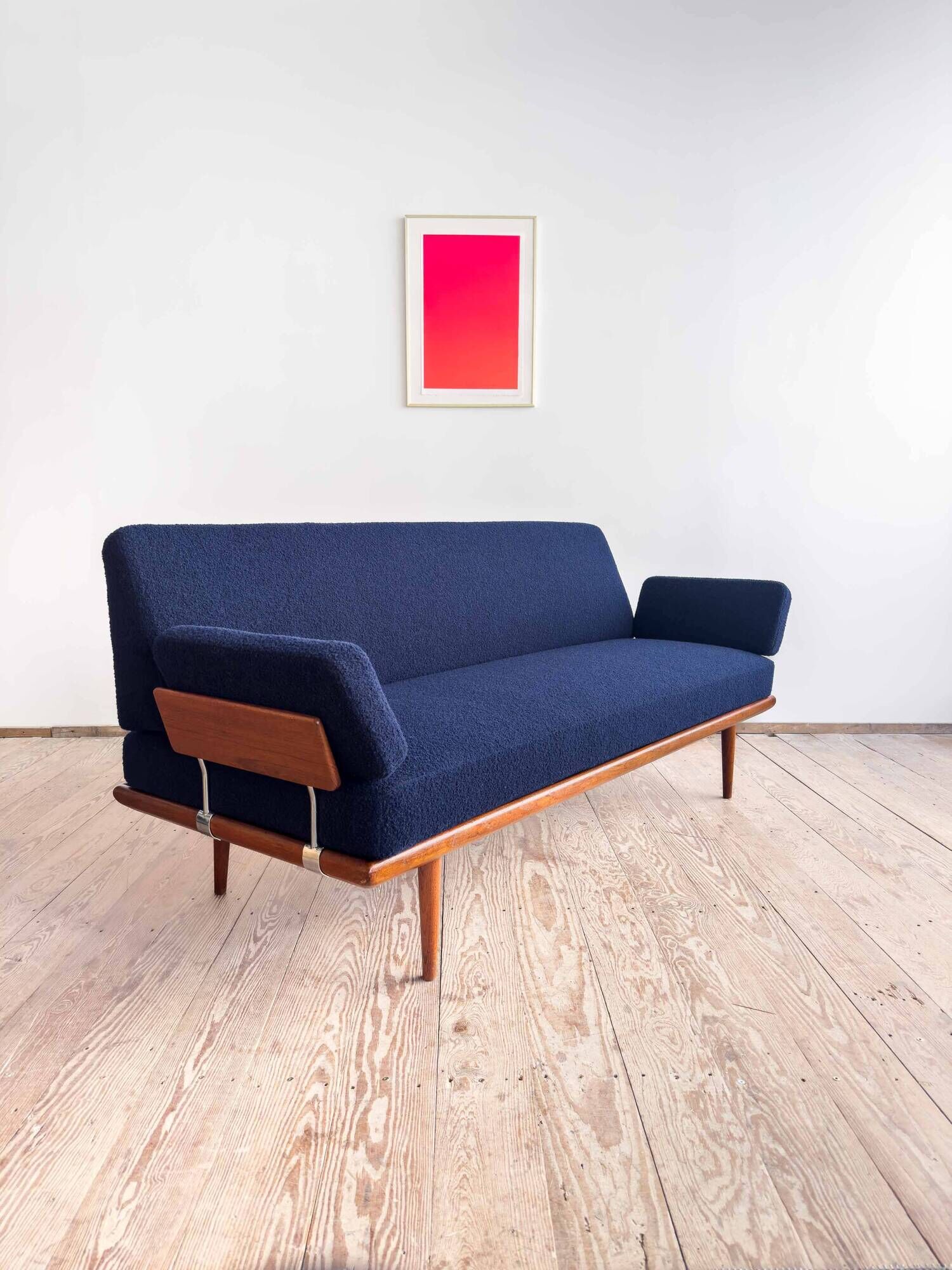 Daybed ou canapé danois Mid-Century, série Minerva, par Peter Hvidt, 1950s