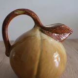 Coloquinte pitcher in glazed ceramic 60s/70s