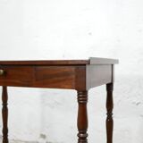 Vintage wooden desk side table
