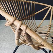 Mid-Century Modern Bamboo Lounge Chair, France, 1950s