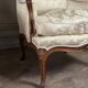 Pair of large Louis XV armchairs stamped Nicolas Quinibert Foliot, Paris, 18th century