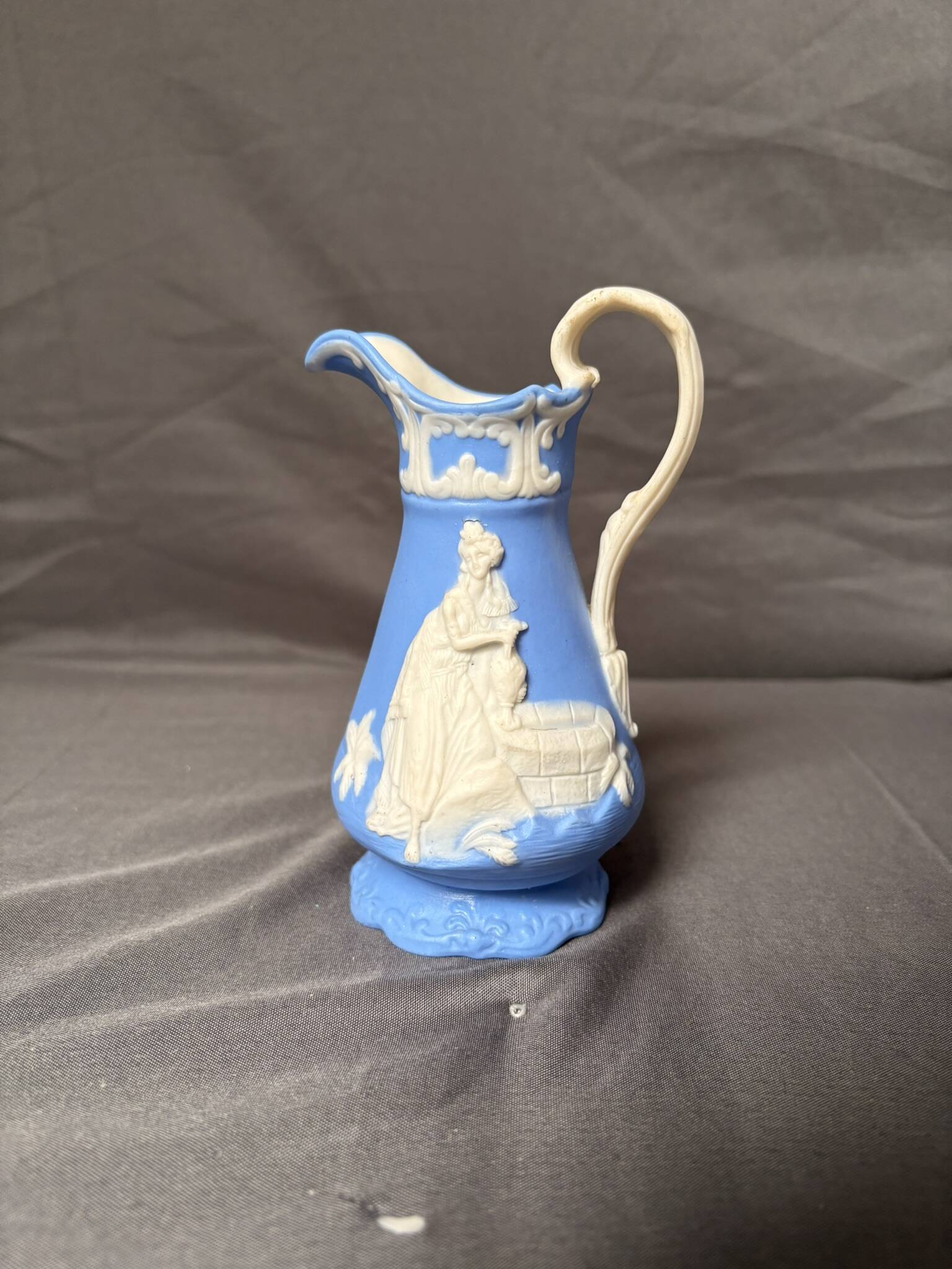 Cruche, pichet, vase en porcelaine victorienne Sam Alcock