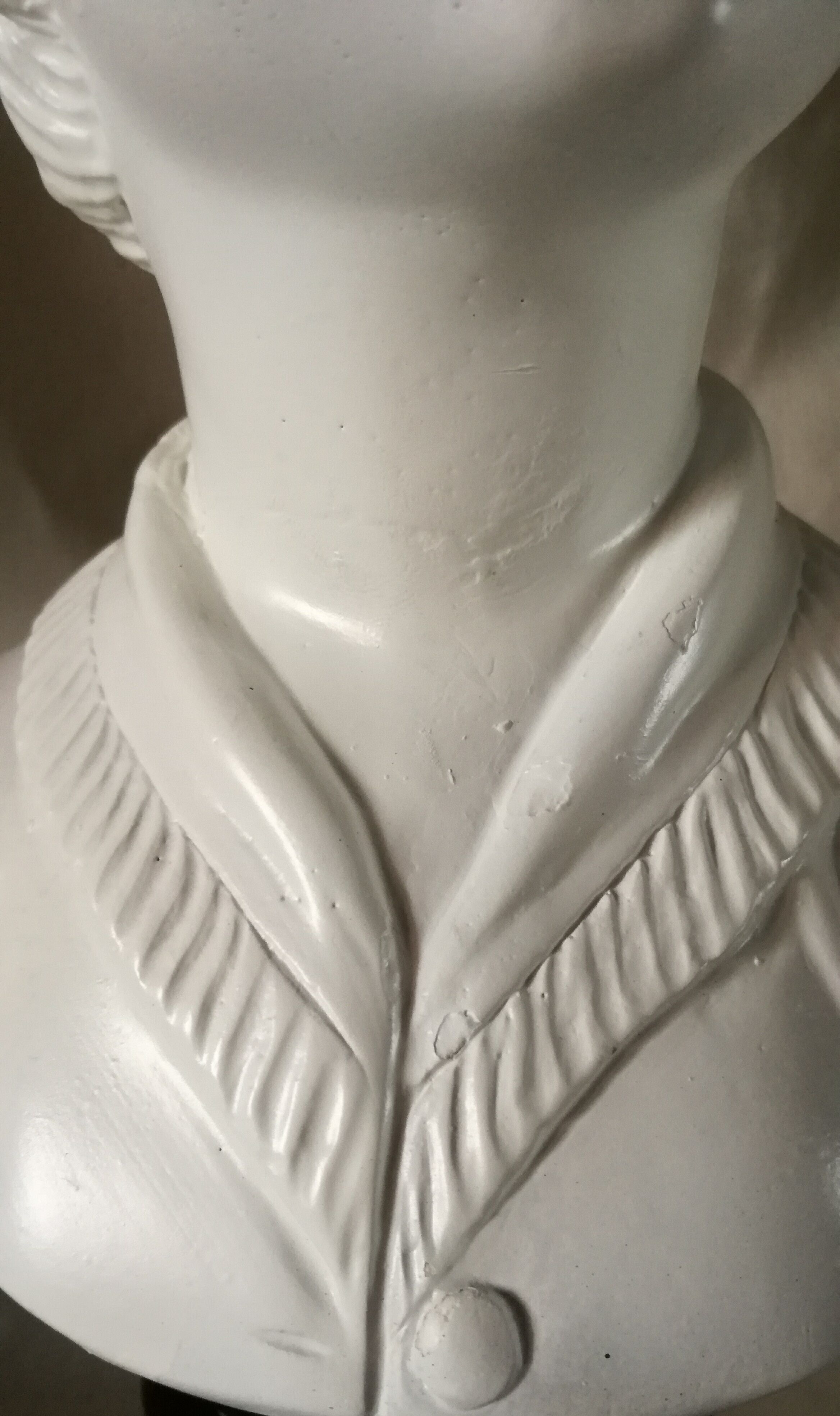 Plaster busts of Theodore Brongniard's children