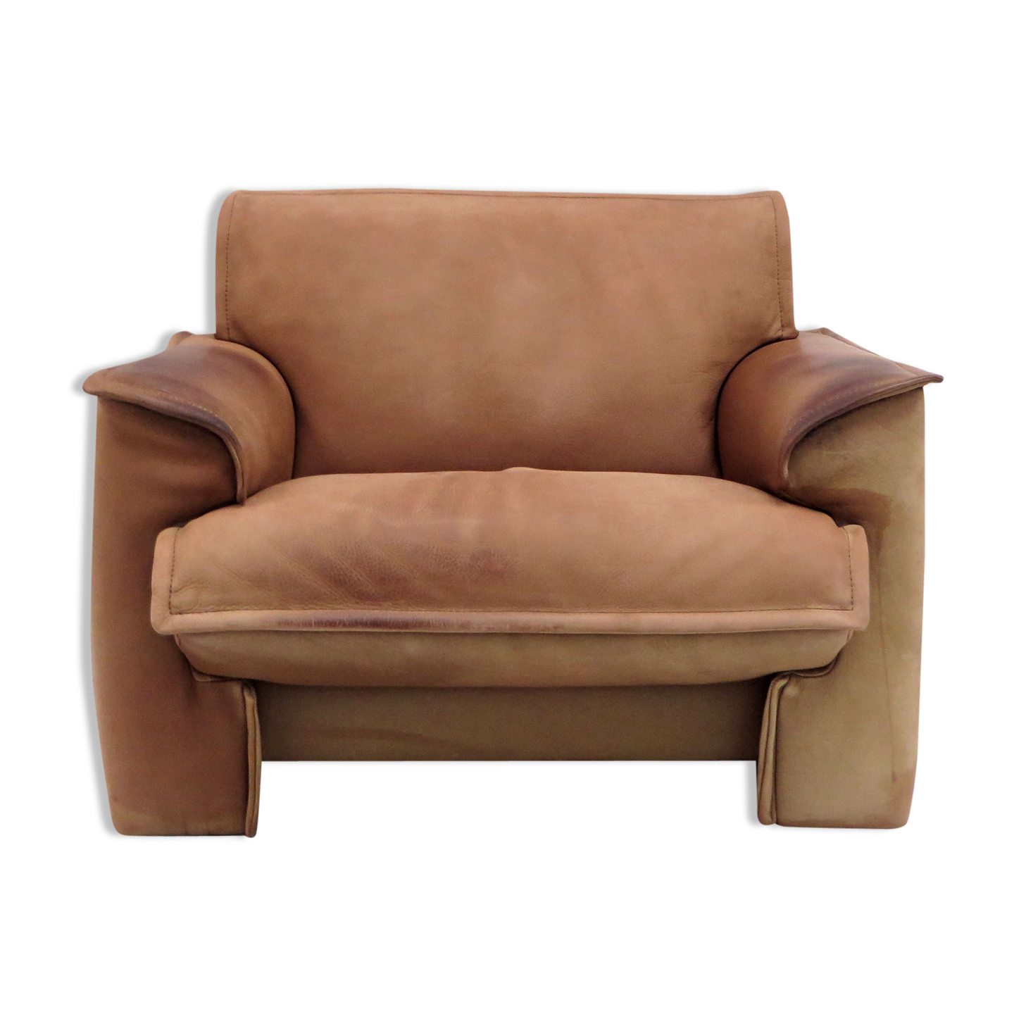 Vintage easy chair / lounge chair Leolux thick leather