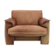 Vintage easy chair / lounge chair Leolux thick leather
