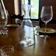 Antique glass pouring jug
