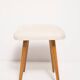 Set of two light beige stools, Europe, 1960s