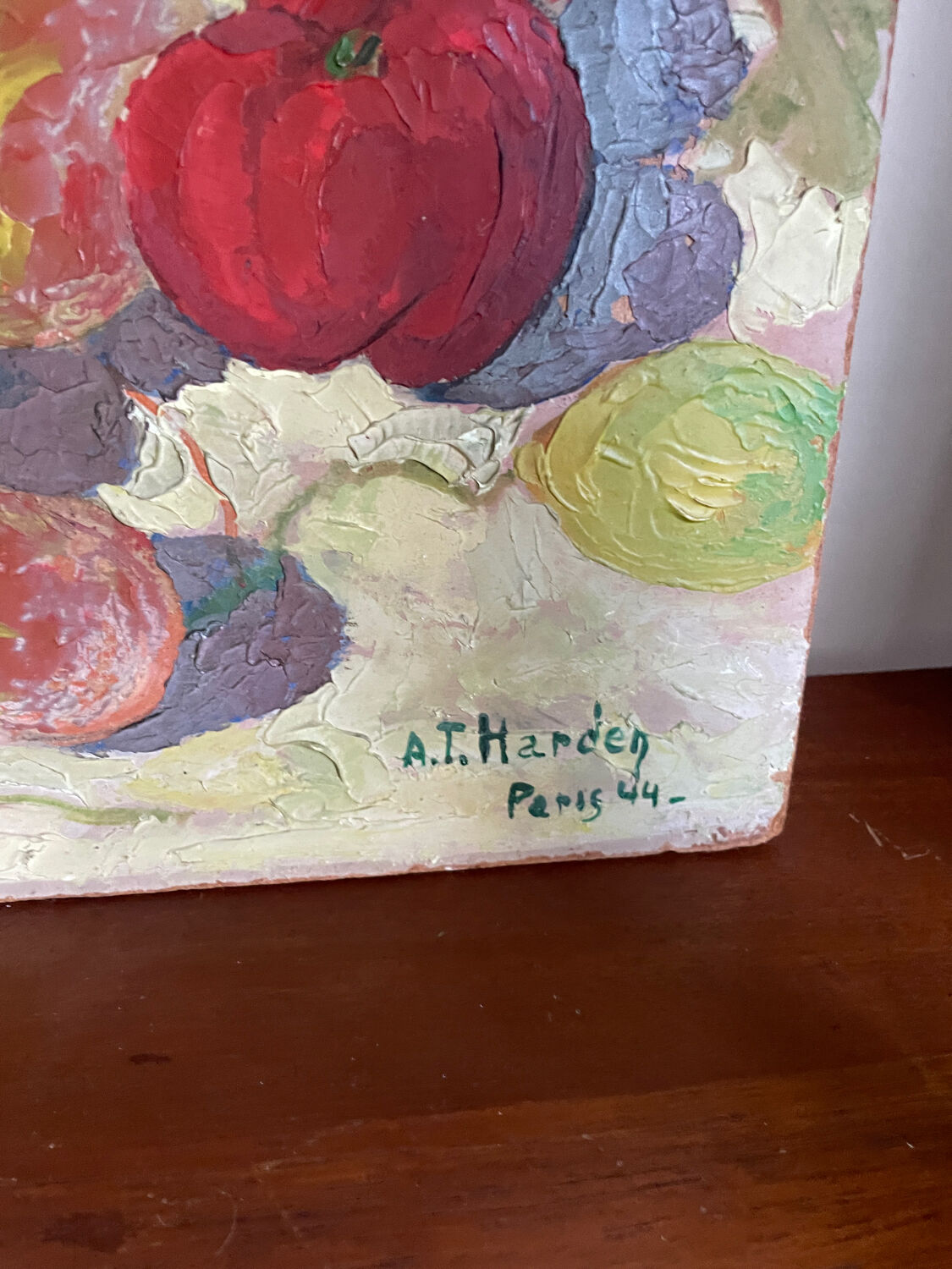 Still life oil painting