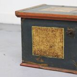 Painted Folk Art Bridal Chest