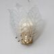 Set of 2 Taormina, Elegant Murano Wall Light Transparent Leaves, 1970